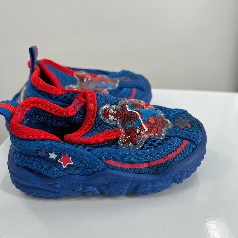 Marvel Spiderman & Friends Toddler Swim Shoes Small 1-2